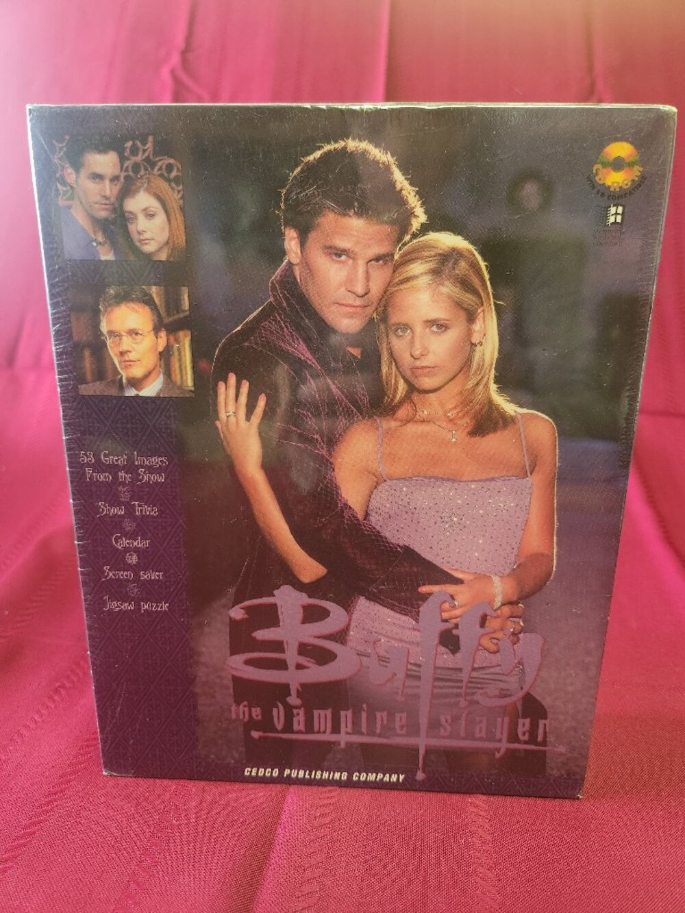 Vintage Sealed Buffy The Vampire Slayer CD-ROM Screensaver Trivia 1999